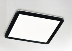 TRIO LED Badlampe CAMILLA 40 x 40 cm schwarz