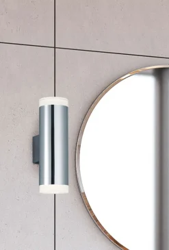 TRIO LED Badlampe RAY 16 cm schwarz