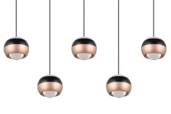 TRIO LED Balkenpendel TRS ORBIT 100 cm schwarz /coffee