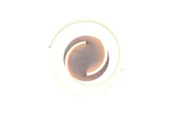 TRIO LED Deckenlampe CAYA 50 cm alufarbig