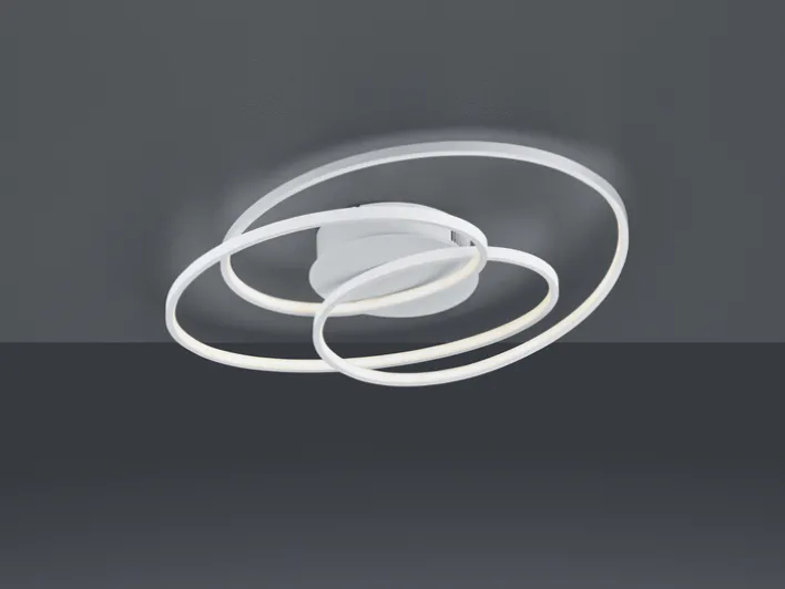 TRIO LED Deckenlampe GALE 60 x 43 cm weiß