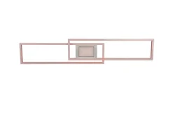 TRIO LED Deckenlampe GANADO 110 x 21 cm nickelfarbig