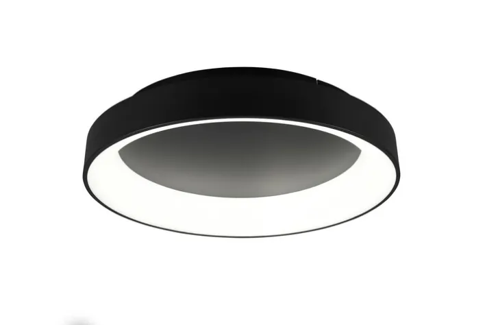TRIO LED Deckenlampe GIRONA 60 cm schwarz