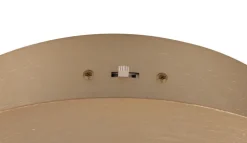 TRIO LED Deckenlampe TRS NALA goldfarbig