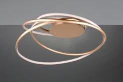 TRIO LED Deckenlampe TRS NALA goldfarbig