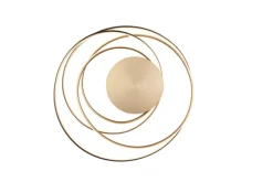 TRIO LED Deckenlampe TRS NALA goldfarbig