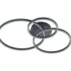 TRIO LED Deckenlampe WINONA 60 x 78 cm schwarz