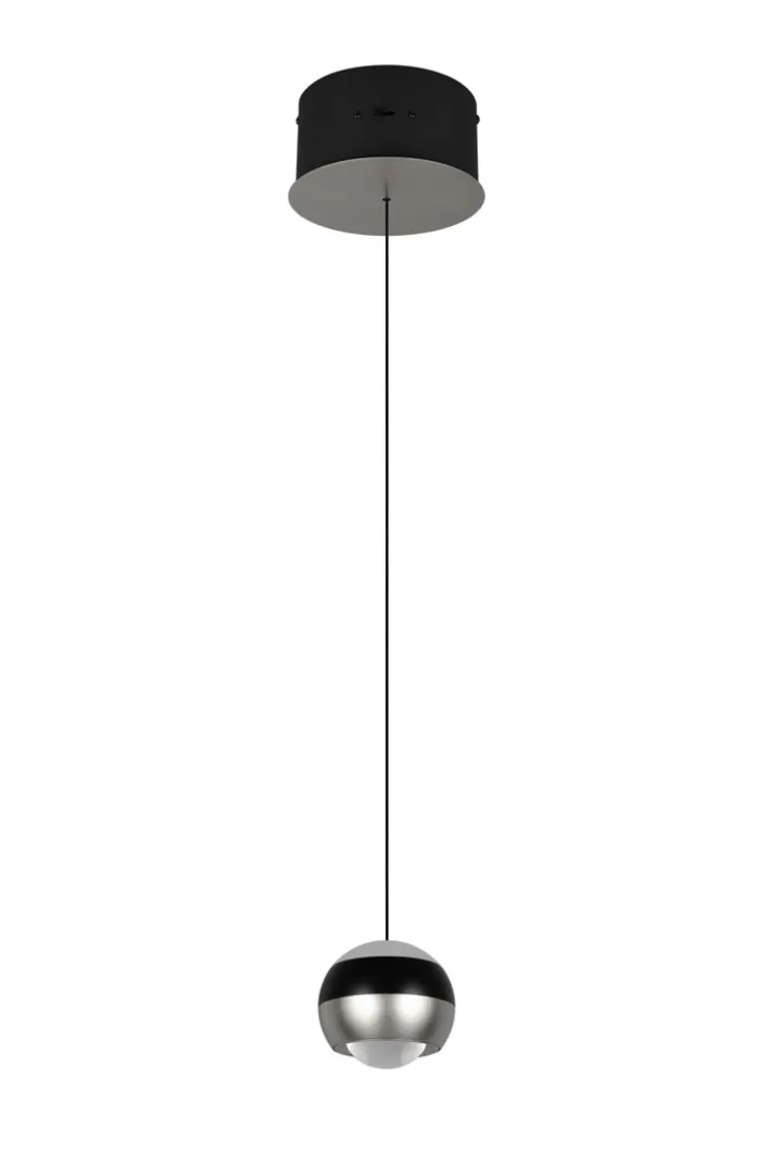 TRIO LED Pendellampe TRS ORBIT nickelfarbig