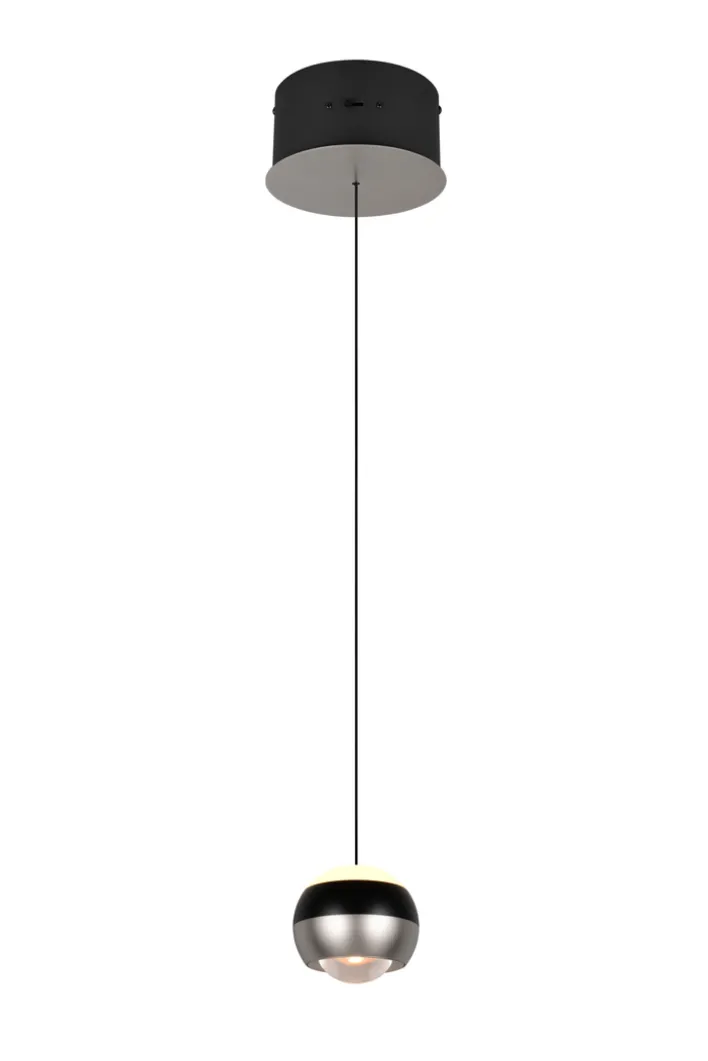 TRIO LED Pendellampe TRS ORBIT nickelfarbig
