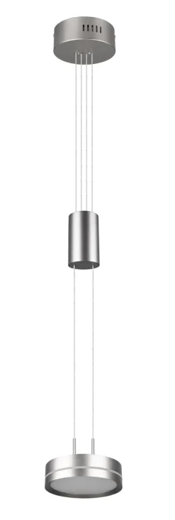 TRIO LED Pendelleuchte FRANKLIN 1-flg nickelfarbig