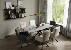 TRIO LED Pendelleuchte SALINAS messingfarbig