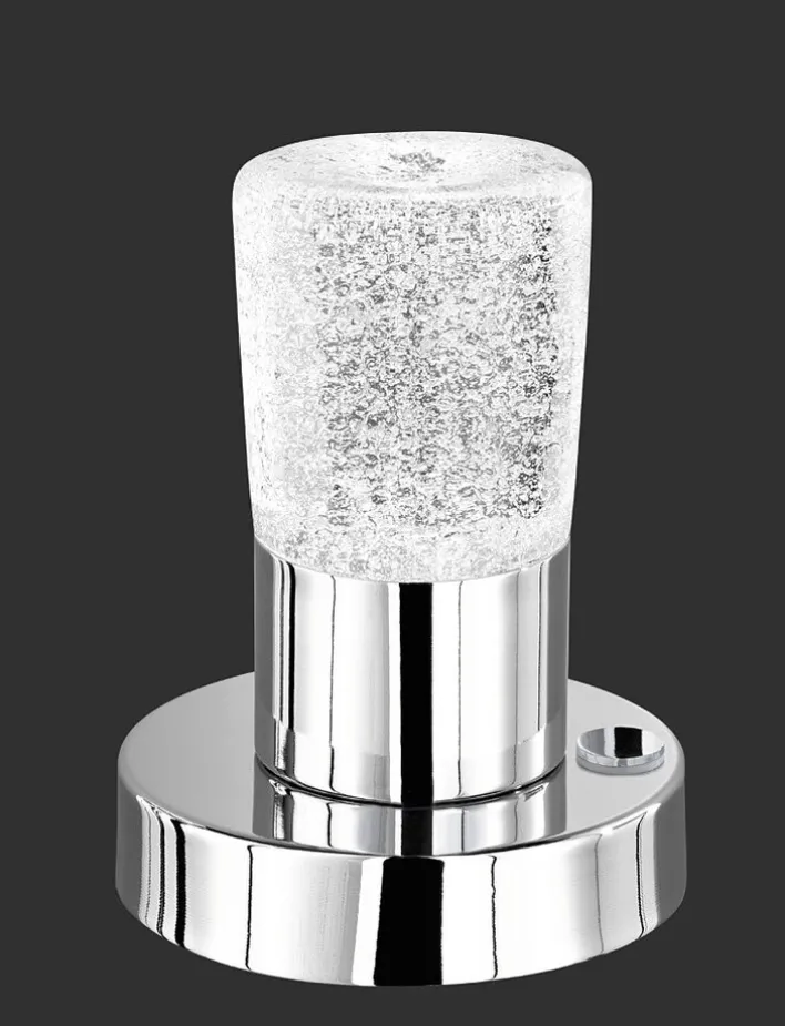 TRIO LED Tischlampe SARKLI chromfarbig