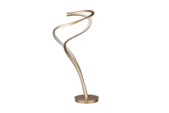 TRIO LED Tischlampe TRS NALA goldfarbig