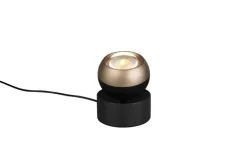 TRIO LED Tischlampe TRS ORBIT schwarz/coffee