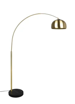 TRIO Retrofit Bogenlampe ARGENTINA messingfarbig