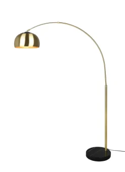 TRIO Retrofit Bogenlampe ARGENTINA messingfarbig