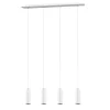 TRIO Retrofit Pendellampe MARLEY 4-flg weiß