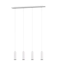 TRIO Retrofit Pendellampe MARLEY 4-flg weiß