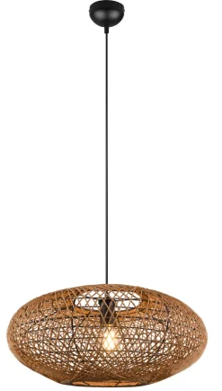 TRIO Retrofit Pendelleuchte HEDDA 52 cm Sisal