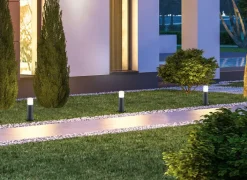 TRIO Retrofit Sockelleuchte HOOSIC II 30 cm anthrazit