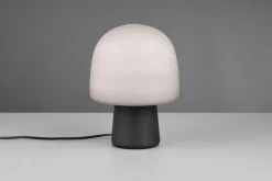 TRIO Retrofit Tischlampe STEEN 27 cm schwarz