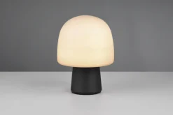 TRIO Retrofit Tischlampe STEEN 27 cm schwarz