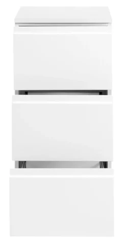 Unterschrank CARDIFF 40 x 79 cm Weiß Hochglanz