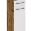 Unterschrank LIVORNO 30 x 64 cm Wotan Eiche/ Weiß matt