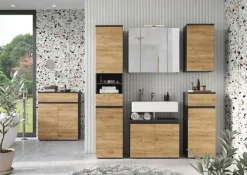 Unterschrank MAYOR Graphit/ Navarra Eiche