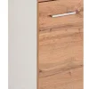 Unterschrank PARIS 30 x 64 cm Weiß/ Wotan Eiche