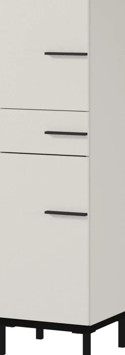 Unterschrank YONKERS 34 x 123 cm Kaschmir/ Nussbaum