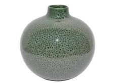 Vase 20 cm grün /taupe