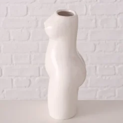 Vase AURICE 17 cm weiß