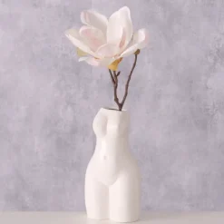 Vase AURICE 17 cm weiß