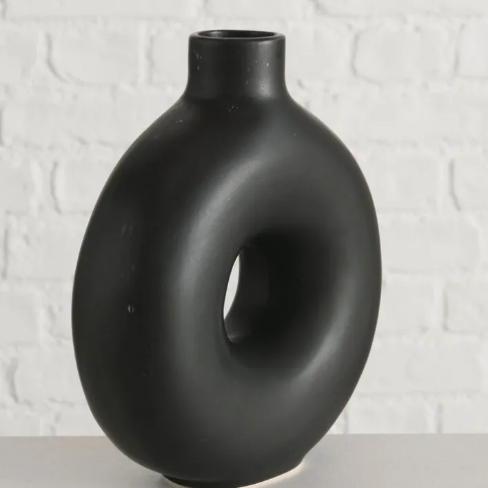 Vase LANYO 20 cm schwarz