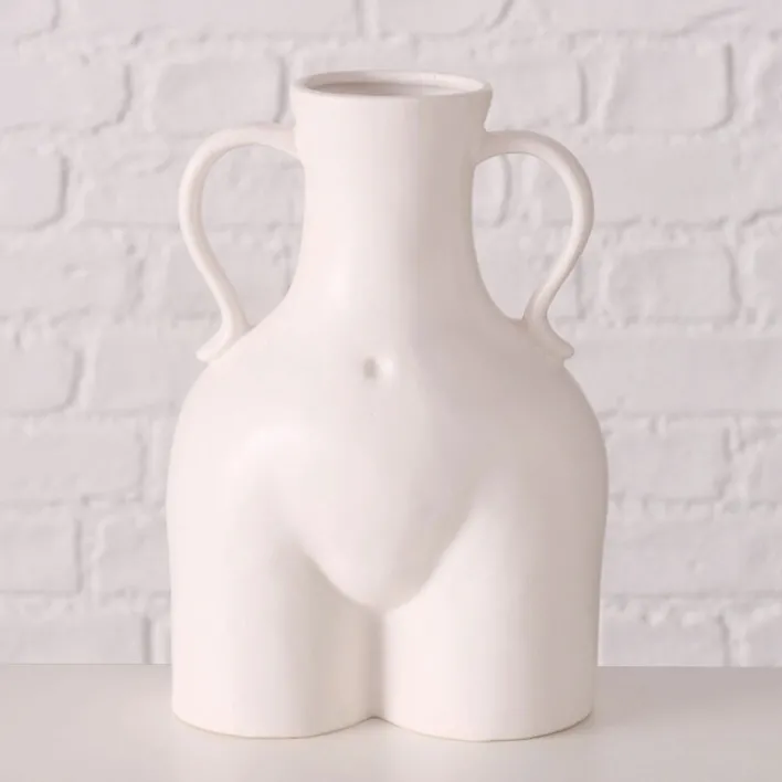 Vase MARYLA 22 cm weiß