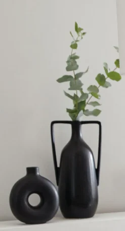 Vase MELAX 35 cm schwarz