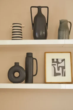 Vase MELAX 35 cm schwarz