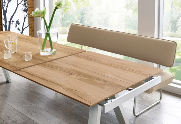 VENJAKOB Esstisch ET159KLU 160-225 x 90 cm Santanaeiche