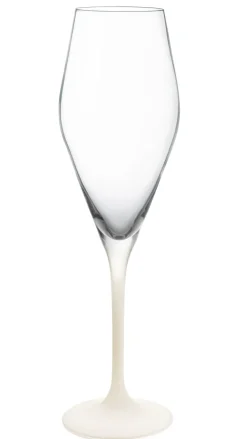 Villeroy & Boch Champagnerglas MANUFACTURE ROCK BLANC 4er Set weiß matt