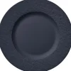 Villeroy & Boch Frühstücksteller MANUFACTURE ROCK 22,5 cm Porzellan grau/schwarz