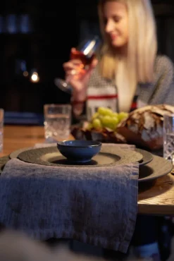 Villeroy & Boch Frühstücksteller MANUFACTURE ROCK 22,5 cm Porzellan grau/schwarz