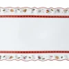 Villeroy & Boch Kuchenplatte TOY's DELIGHT 15 x 38 cm weiß /rot /grün