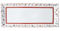 Villeroy & Boch Kuchenplatte TOY's DELIGHT 15 x 38 cm weiß /rot /grün
