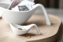 Villeroy & Boch Schale FLOW mit Besteck 3-teilig weiß