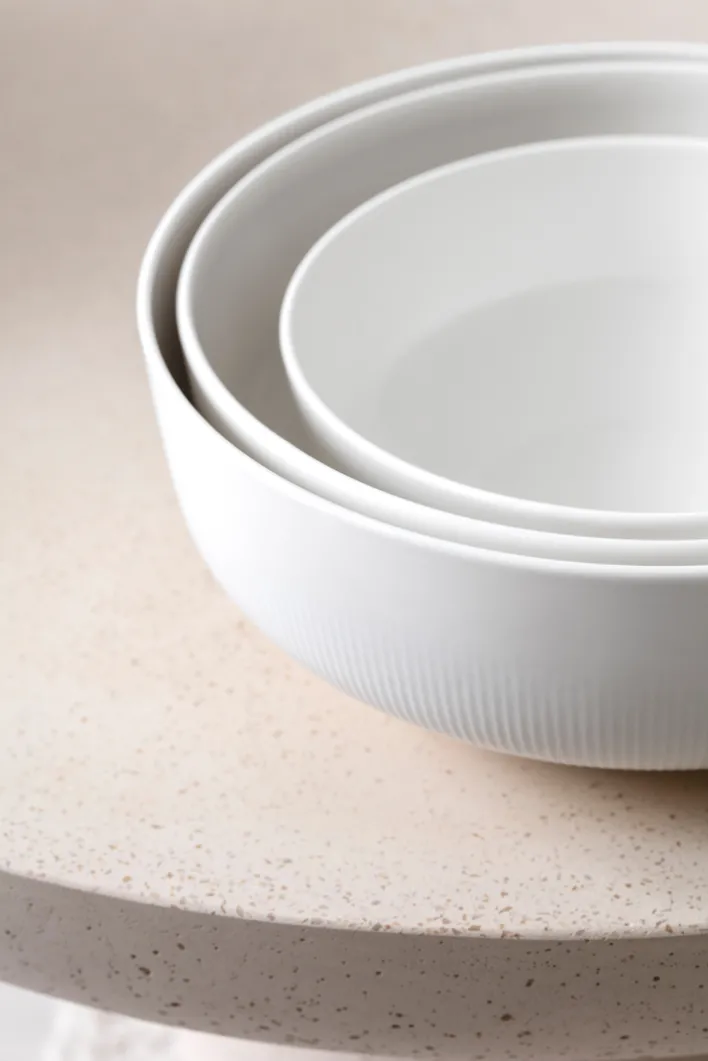 Villeroy & Boch Schüssel AFINA 24 cm Porzellan weiß