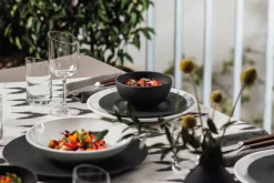 Villeroy & Boch Teller flach /Pizzateller Ø 32 cm MANUFACTURE ROCK Schwarzgrau