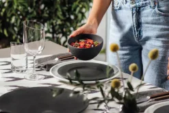 Villeroy & Boch Teller flach /Pizzateller Ø 32 cm MANUFACTURE ROCK Schwarzgrau