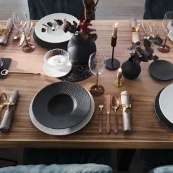 Villeroy & Boch Teller tief /Pastateller Ø 29 cm MANUFACTURE ROCK Schwarzgrau