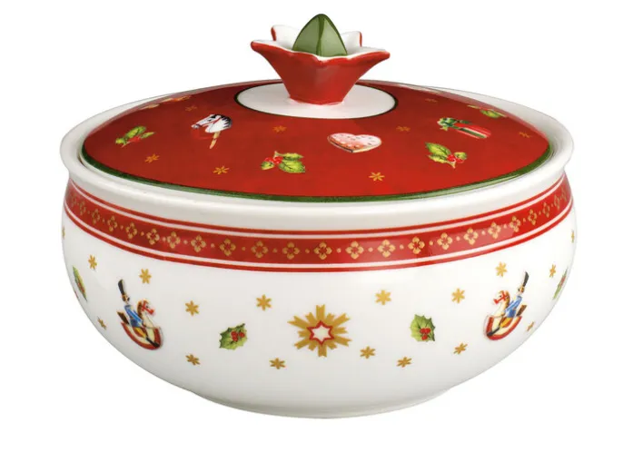 Villeroy & Boch Weihnachtsdeko Zuckerdose TOY´s DELIGHT mehrfarbig